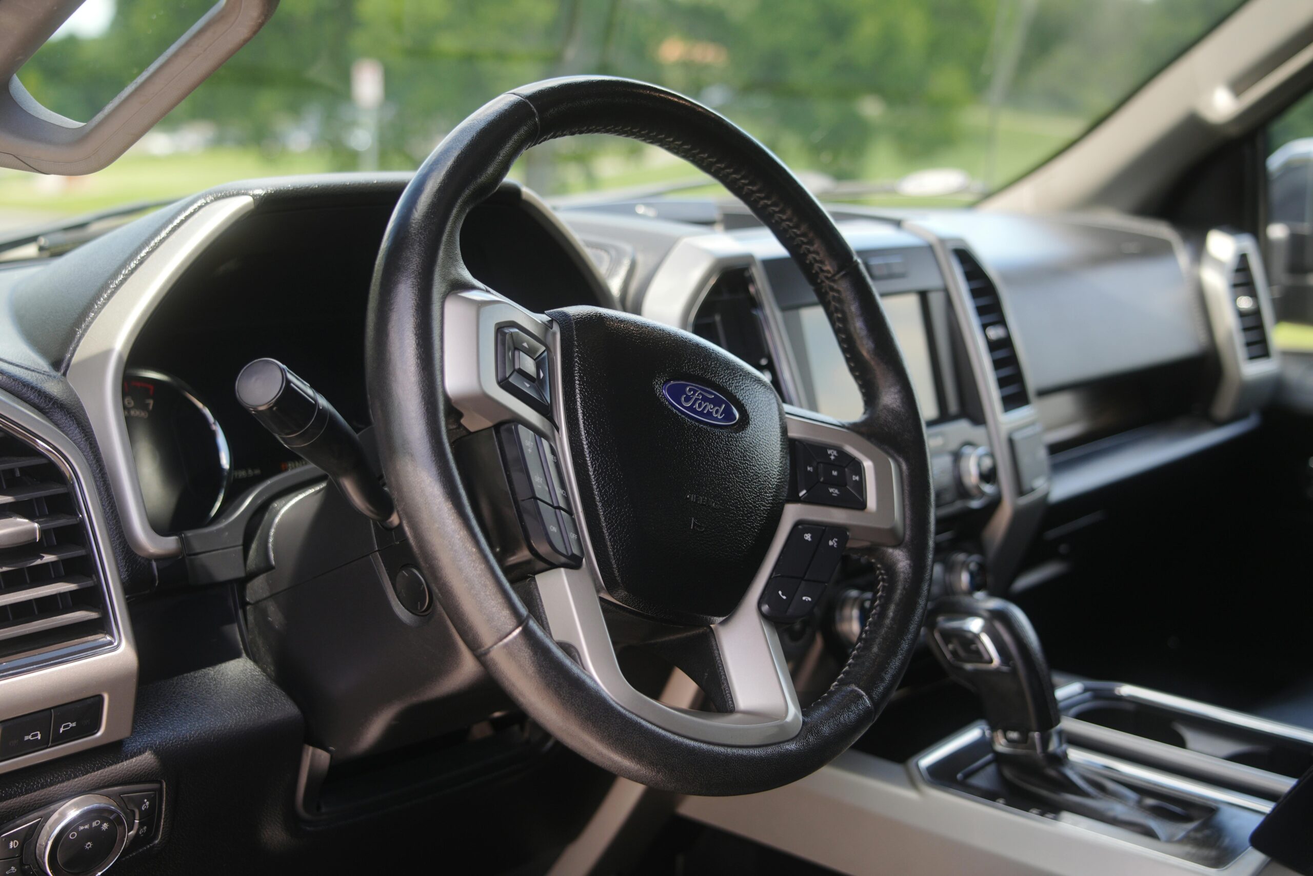 Ford F-150 Steering Wheel and Dashboard